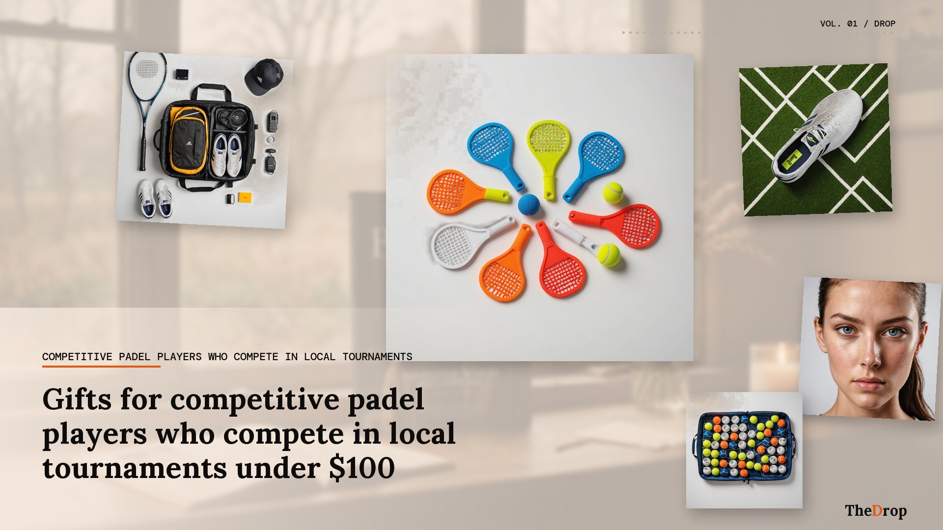 Gifts for competitive padel players who compete in local tournaments under $100