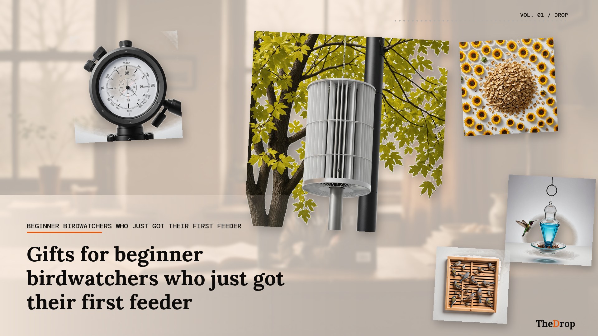 Gifts for beginner birdwatchers who just got their first feeder