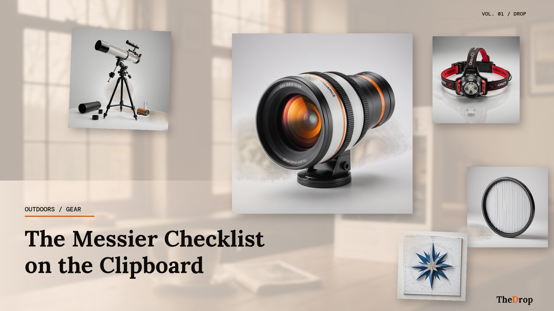 The Messier Checklist on the Clipboard