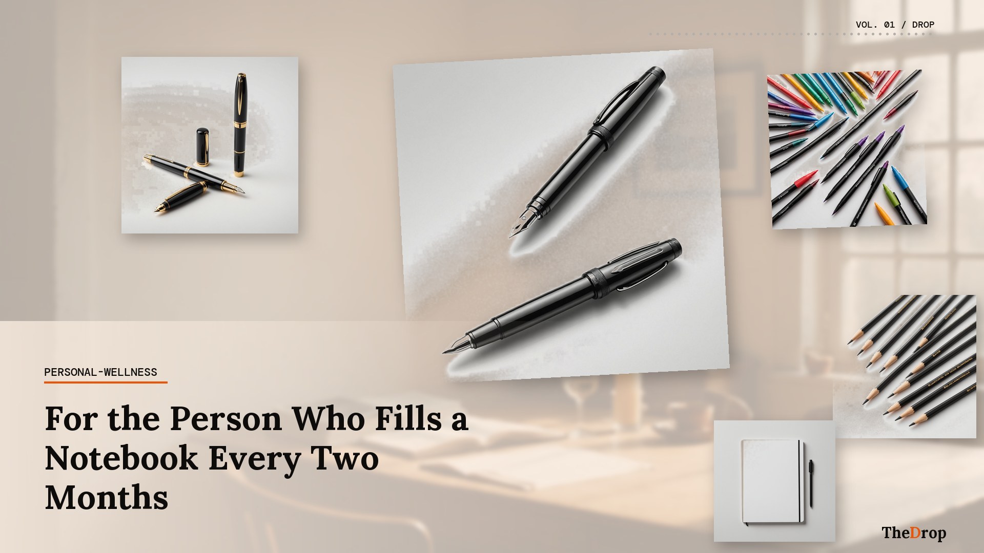 For the Person Who Fills a Notebook Every Two Months