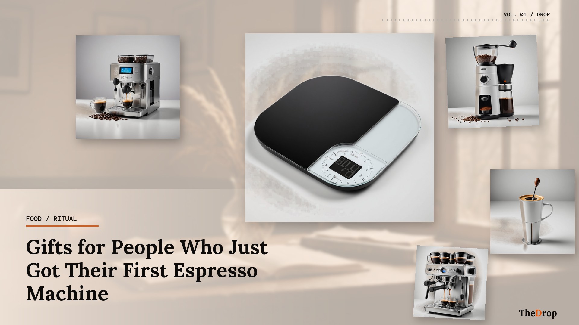 Gifts for People Who Just Got Their First Espresso Machine