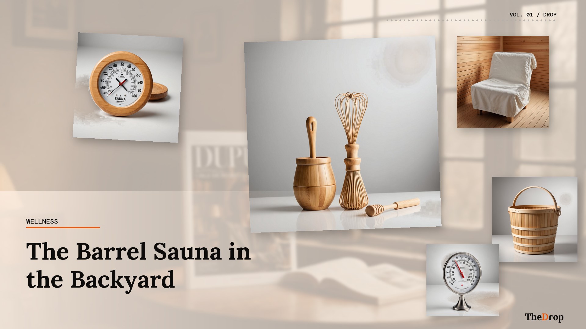 The Barrel Sauna in the Backyard