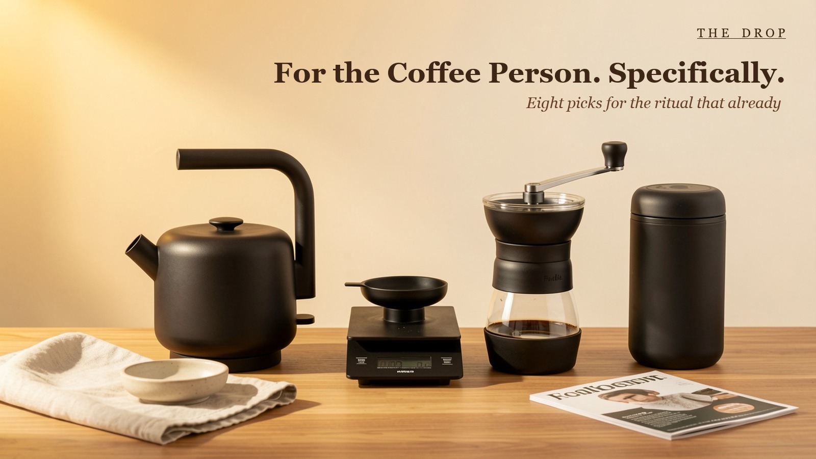 The Coffee Setup, Done Right.