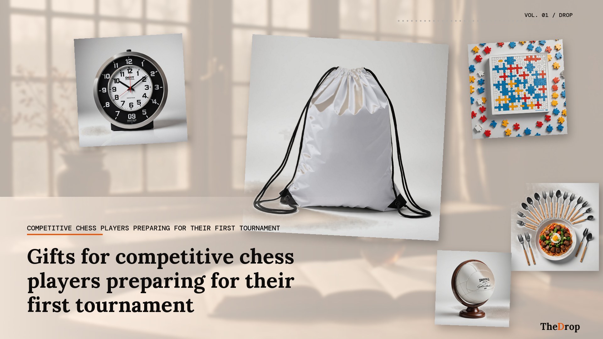 Gifts for competitive chess players preparing for their first tournament