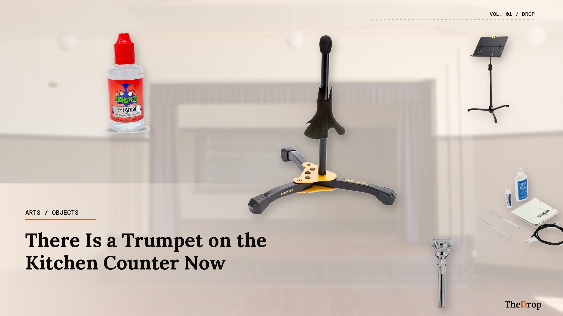 There Is a Trumpet on the Kitchen Counter Now
