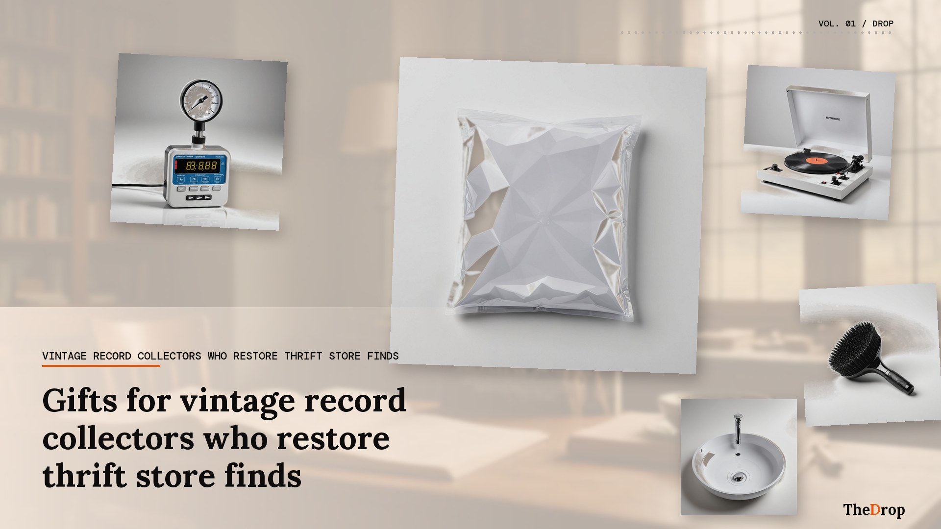 Gifts for vintage record collectors who restore thrift store finds