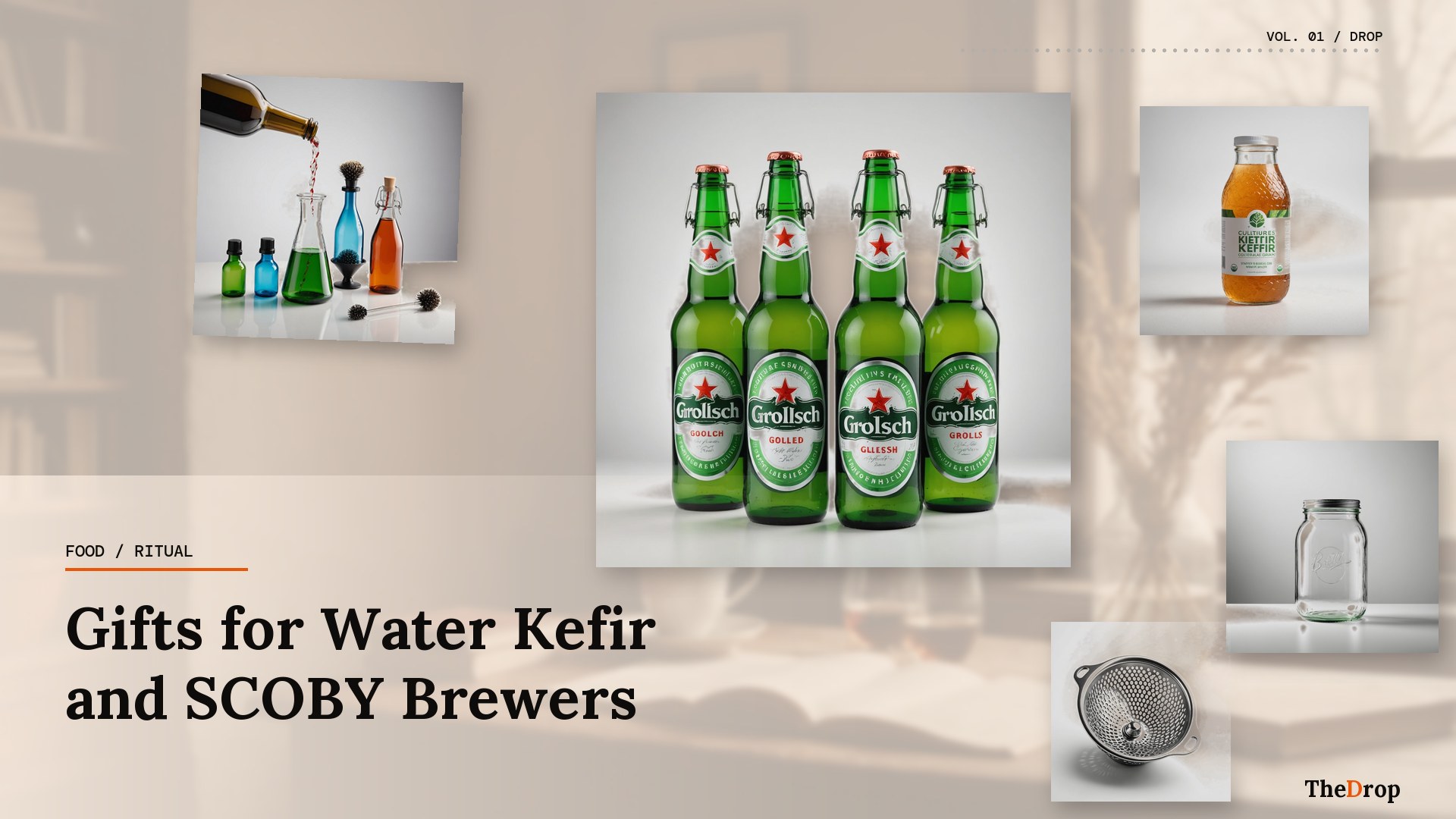 Gifts for Water Kefir and SCOBY Brewers