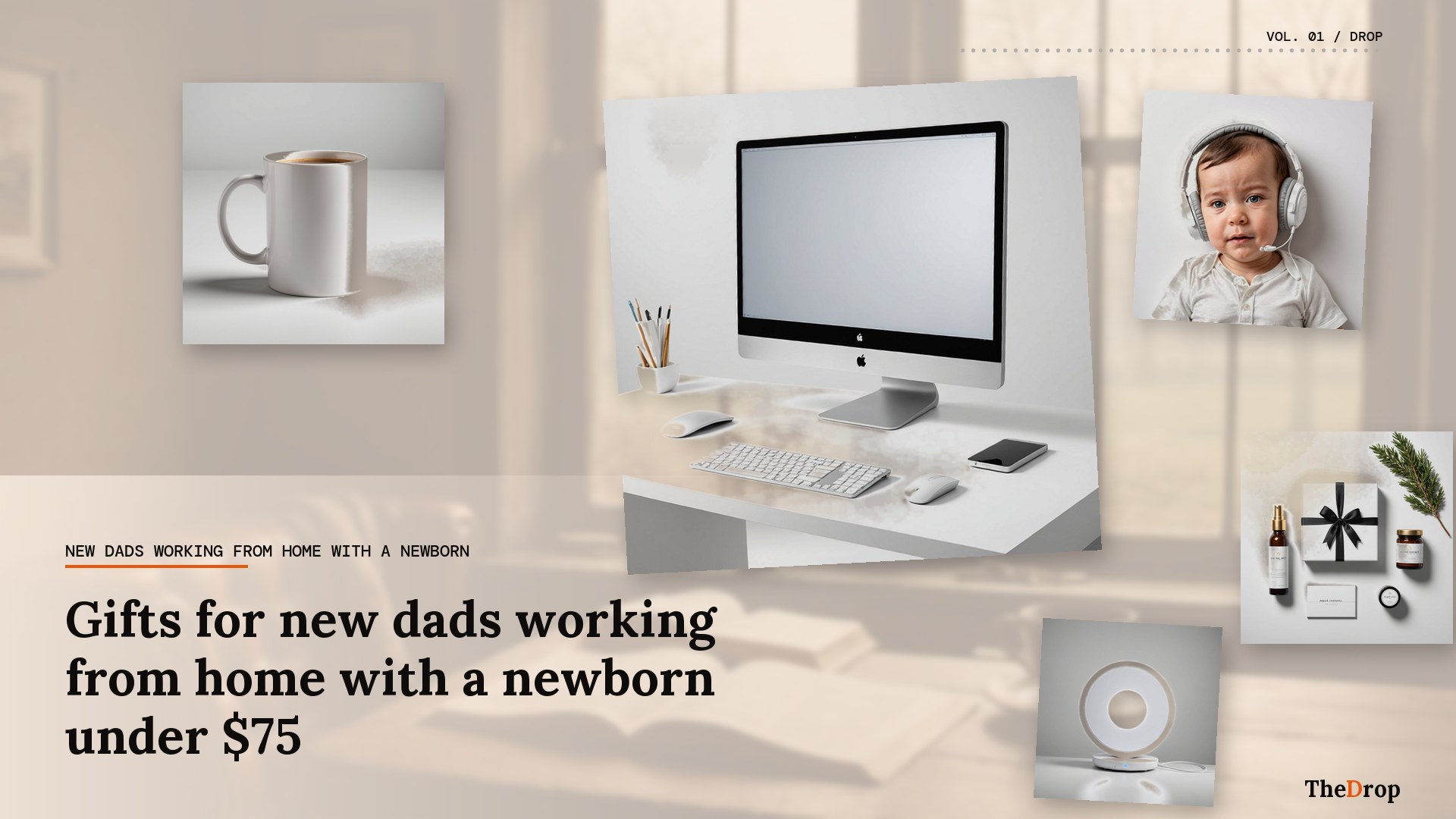 Gifts for new dads working from home with a newborn under $75