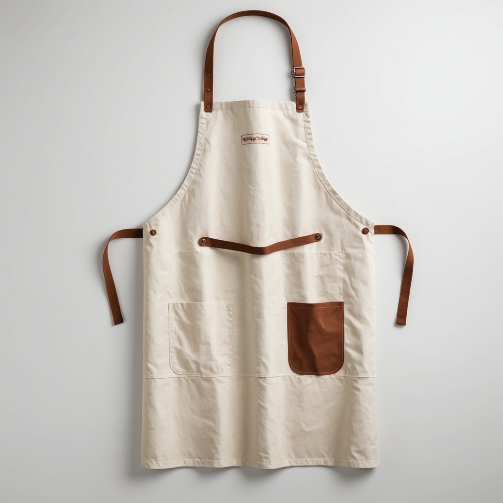 Hudson Durable Goods Pottery Apron (Waxed Canvas, Reinforced Pockets)