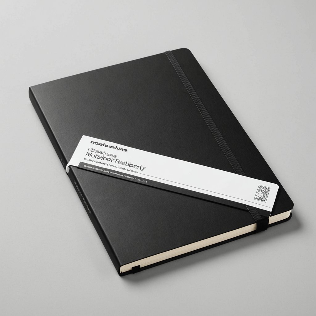 Moleskine Classic Hardcover Notebook — ruled, large, black
