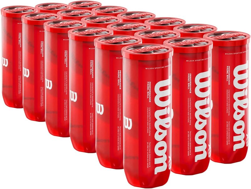 Wilson Padel Championship Balls (4-tube case, 12 balls)