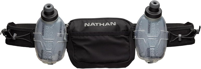 Nathan TrailMix Plus Insulated Running Hydration Belt (24 oz, 2 Bottles)
